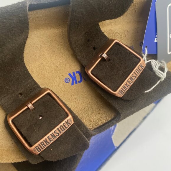 Birkenstock Arizona Bs Soft Footbed Mocca Suede 39 Reg L 8 M 6 - Picture 7 of 10